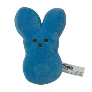 Peeps‎ Blue Bunny Rabbit 6-Inch Plush Toy Easter Basket Filler Candy Stuffie